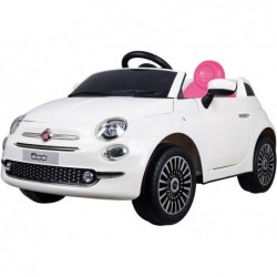 Voiture à batterie 6V télécommandé Fiat 500 | Piscineshorssolweb