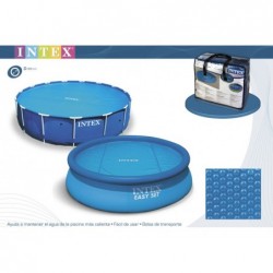 Bâche À Bulles Solaire Piscine Intex 29022 344 Cm | Piscineshorssolweb
