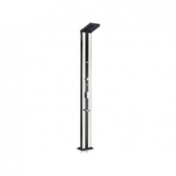 Douche Solaire avec Pédiluves 38L en Aluminium Gre DSALP38