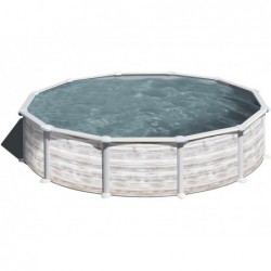 Piscine de 550X132 cm. en Acier Groenlandia Gre KITPR558N