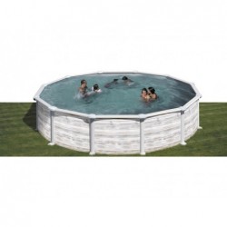 Piscine de 550X132 cm. en Acier Groenlandia Gre KITPR558N | Piscineshorssolweb