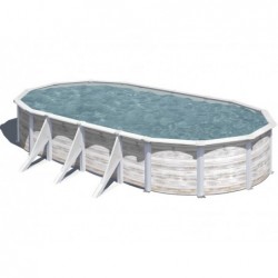 Piscine de 730x375X120 cm. en Acier Finlandia Gre KIT730N