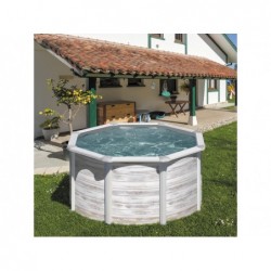 Piscine de 240X120 cm. en acier Finlandia Gre KIT240N | Piscineshorssolweb
