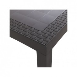 Mobilier de Jardin Table Modèle Dream Wengué SP Berner 32118 | Piscineshorssolweb
