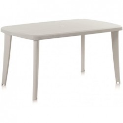 Mobilier de Jardin Table Modèle Tonelle Blanche SP Berner 55125