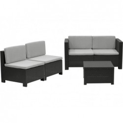 Mobilier de Jardin Set Modèle Verona Storage Grafito SP Berner 55377 | Piscineshorssolweb