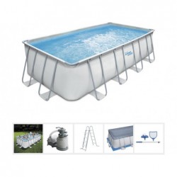 Polygroup P418095210E Cadre Elite Summer Waves 548x274x132 cm. Piscine amovible Polygroup P418095210E. | Piscineshorssolweb