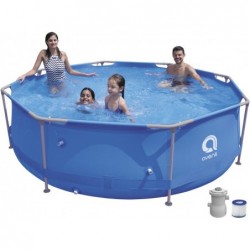 Piscine démontable avec filtre 1136 L. Jilong 17798EU Super Round Pool Set 300x76 cm.