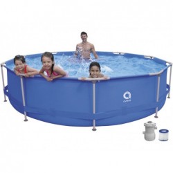 Piscine démontable avec système de filtrage 1136 L. Jilong 17799EU Super Round Pool Set 360x76 cm.