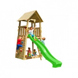 Parc enfant Belvedere L avec Balançoire Individuelle de Masgames MA811411