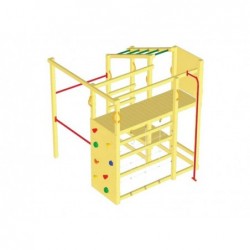 Aire De Jeux Avec Barre De Pompiers Crossfit Masgames Ma802902