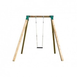 Karai Deluxe Square Wooden Single Swing for Adults Masgames MA700068