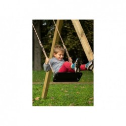 Karai Deluxe Square Wooden Single Swing for Adults Masgames MA700068 | Piscineshorssolweb