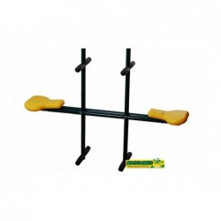 Nori Triple balançoire en bois avec jeux de rôle MA700061 | Piscineshorssolweb