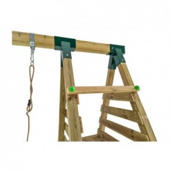 Mauna Loa Wooden Playground Plus Baby Seat Masgames MA700081 | Piscineshorssolweb