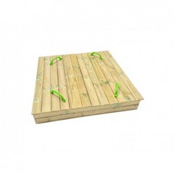 Bac à sable rectangulaire en bois Oben avec couvercle Masgames MA600092