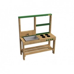 Masgames Cuisine d'extérieur en bois épicée MA600550
