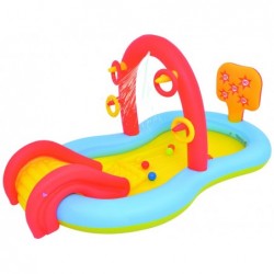 Centre de jeux gonflable 225x124x104 cm. Piscine à jets glissants Jilong 97224 | Piscineshorssolweb