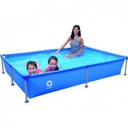 Piscine détachable 228x159x42 cm. Piscine rectangulaire en acier Jilong 17804