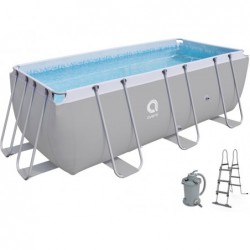 Piscine amovible de 400x200x99 cm. Rectangulaire avec filtre Jilong 17726-EU