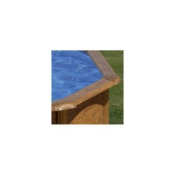Piscine Ovale Gre Imitation Bois Mauritius. 730 X 375 X 132 Cm | Piscineshorssolweb