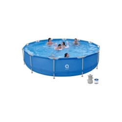 Piscine démontable ronde Frame Round Pool de 420 x 84 cm Avenli 17800EU