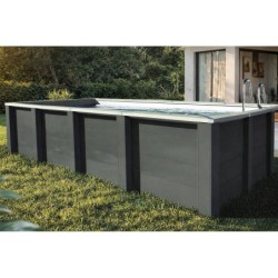 Piscine rectangulaire Avantgarde Nova Composite de 595 x 315 x 126 cm Gre KPCOR60LT