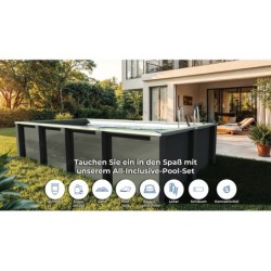 Piscine rectangulaire Avantgarde Nova Composite de 595 x 315 x 126 cm Gre KPCOR60LT | Piscineshorssolweb