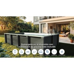 Piscine rectangulaire Avantgarde Nova Composite de 595 x 315 x 126 cm Gre KPCOR60T | Piscineshorssolweb