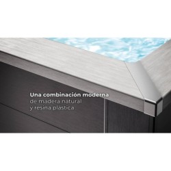 Piscine carrée composite Avantgarde Nova 315 x 315 x 96 cm Gre KPCOR28T | Piscineshorssolweb