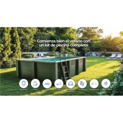 Piscine rectangulaire composite Avantgarde Nova 315 x 175 x 96 cm Gre KPCOR2814T | Piscineshorssolweb