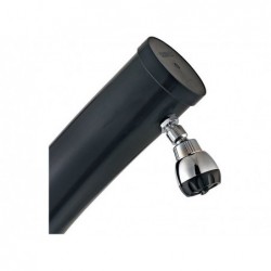 Douche Solaire Incurvée Gre Ar10250 Noire Pvc De 25 Litres | Piscineshorssolweb