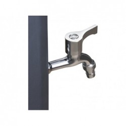 Douche Solaire 25 L En Résine Avec Pédiluve Gre Ssr25 | Piscineshorssolweb