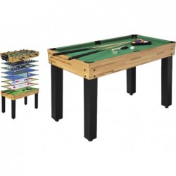 Table Multijeu 12 en 1 Particulier 124x61x81 cm
