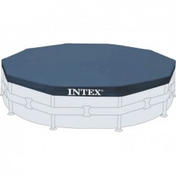 Bâche De Protection Pour Piscine Tubulaire Circulaire Intex Easy Set Ref 28031 366 Cm